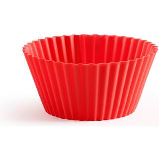 Lékué Lékué muffinsforme silikone 12-pak Rød