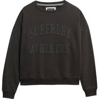 Superdry Athletic Essentials Tonal Appliced Crew Sweatshirt100% bomuldEU 42 (UK 14)