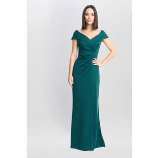 Gina Bacconi Gina Bacconi Green Carolyn Off The Shoulder Maxi Dress