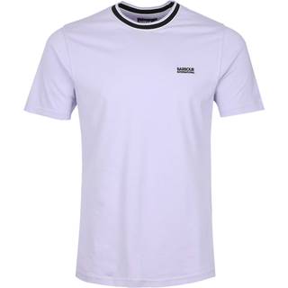Barbour Luca Tipping Detail T Shirt in Thistle - L