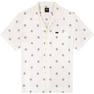 Lee Short Sleeve Resort Shirt Ecru Size M