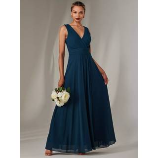 Jolie Moi Jolie Moi Green Cora Sleeveless Chiffon Maxi Dress - 16