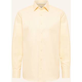MODERN FIT Shirt in yellow structured