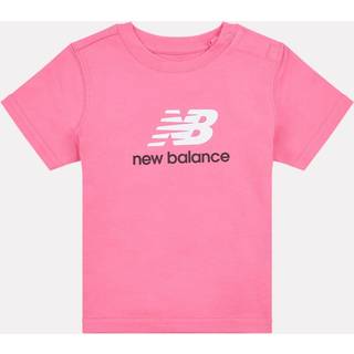 New Balance New Balance Stacked Logo Bomulds T-shirt