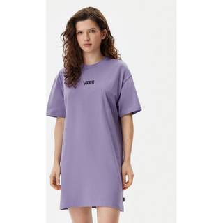 Vans - Centre Vee Dress T-Shirt, Woman, Purple, Size: XS - Purple - XS