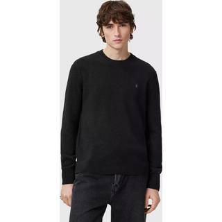 All Saints AllSaints Black Statten Black Crew Neck Jumper
