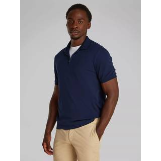 Calvin Klein 100% Bomuld Kortærmet Zip Polo-skjorterStor