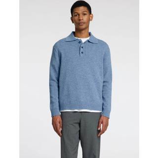 SLHREUBEN LS KNIT RELAXED POLO