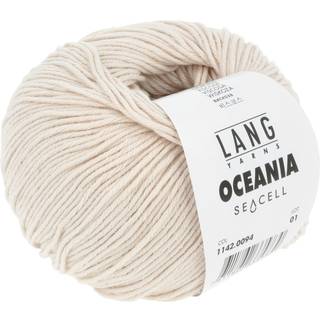 Lang Yarns Oceania 094 Indhold: 70% Bomuld, 30% Viskose Vægt/længde: 50 g = ca. 140 meter Anbefalede pinde: 3,5-4 mm. Strikkefasthed: 10 x 10 cm = 22 m x 30 p Vask: Maskinvask 30 ℃ / Tåler ikke tørretumbling / Brug aldrig skyllemiddel.