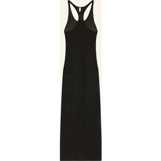 Soft Knit Maxi Beach Dress - Black - XS