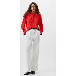 French Connection French Connection Red Carmen Crepe Blouse