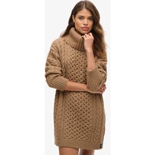 Superdry Superdry Caramel Twist Rollneck Cable Jumper Dress