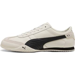 Women&#39;s Puma Bella Leather Sneakers, White, Size 44.5, Shoes - Black - 44.5