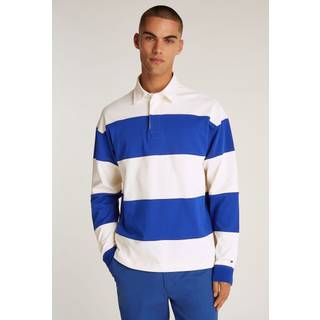Block Stripe Relaxed Rugby Shirt