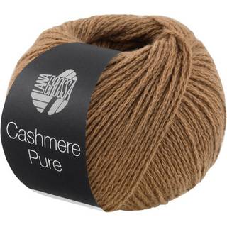 Lana Grossa Cashmere Pure 01 Kamel Indhold: 100% cashmere Vægt/Længde: 25 g = ca. 115 meter Anbefalede pinde: 4.5 mm Strikkefasthed:10 x 10 cm = 21 m x 30 p Vask:Håndvask / Tørres fladt.