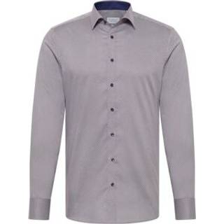 SLIM FIT Shirt in brown printed
