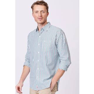 Aubin Aubin Blue Gladstone Poplin 100% Cotton Shirt