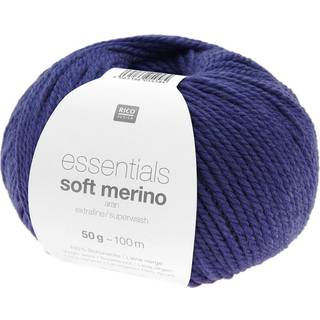 Essentials Soft Merino aran - Blau-Violett