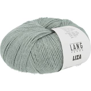 Lang Yarns Liza 092 Indhold: 70% viskose, 20% uld, 10% silke Vægt/længde: 50 g = 165 meter Anbefalede pinde: 3-3.5 mm Strikkefasthed: 10 x 10 cm = 24 m x 34 p Vask: Maskinvask 30 °C / Tåler tørretumbling / Brug aldrig skyllemiddel.