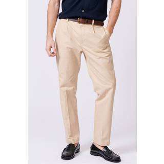 Aubin Aubin Stickney Relaxed Fit 100% Cotton Trousers
