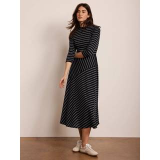 Mint Velvet Striped Midi KjoleSmall