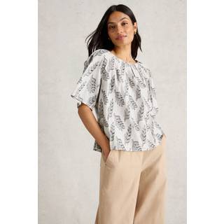 White Stuff White Stuff White Spruce Jacquard Top