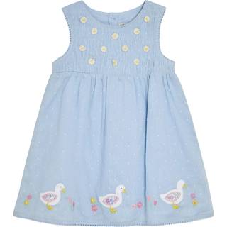 Jojo Maman Bébé Jojo Maman Bébé Baby Appliqué 100% Bomuld Kjole - 68-80cm (6-12 måneder)