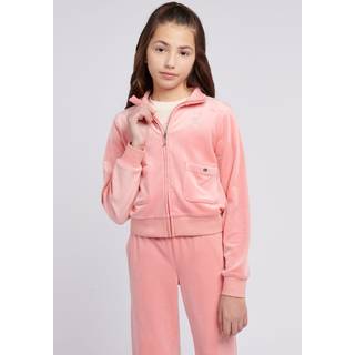 Juicy Couture Juicy Couture Pink Girls Velour Zip-Thru Jacket