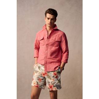 Superdry Superdry Beige Hawaiian Print 17 Swim Shorts