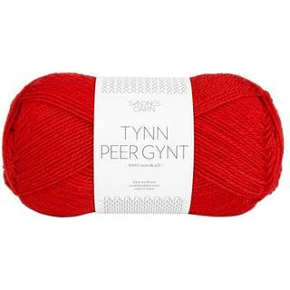 Tynd Peer Gynt garn fra Sandnes Garn - Scarlet red