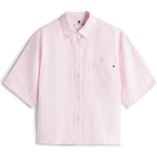 Relaxed Fit Short Sleeve Linen Shirt