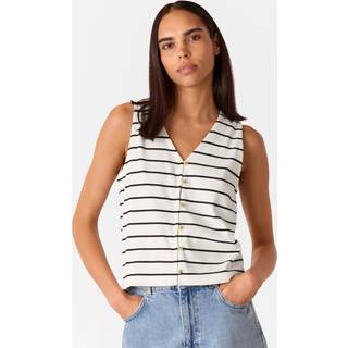 Whistles Stribet Button Front TankSmall