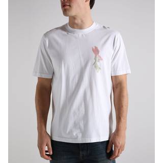 NN07 Adam Printed Crew Neck T-Shirt White