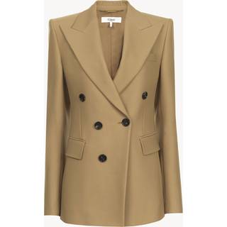 ChloÃ© Wool grain de poudre blazer - brown - L
