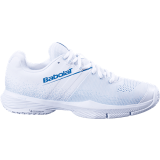 BABOLAT SENSA WOMEN Blanco/Azul SS25 (Zapatillas)