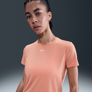 Kortærmet Nike One Classic Dri-FIT-trøje til kvinder - Orange - XS (EU 32-34)