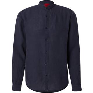 HUGO Herren Hemd blau Slim Fit