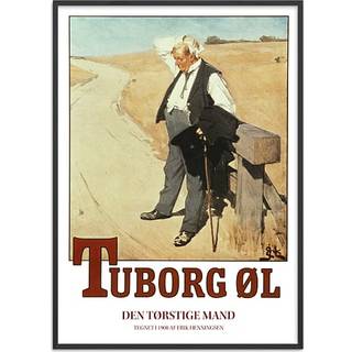 Tuborg manden - 70x100 cm