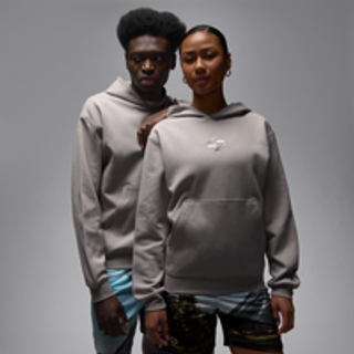 Luka Dri-FIT-hættetrøje i fleece til mænd - grå - XXL