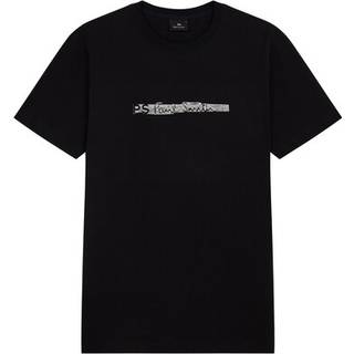Paul Smith Brush Stroke T-Shirt in Black | Paul Smith | Norton Barrie - 2XL