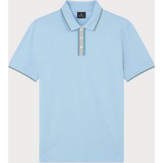 Paul Smith Logo Polo T Shirt Blue