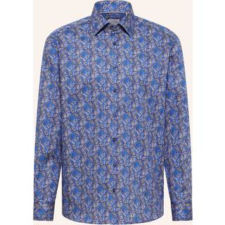 COMFORT FIT Shirt in dark blue printed