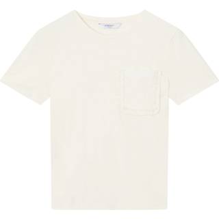 LK Bennett LK Bennett Cream Hally Cotton Frill Detail T-Shirt