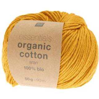 Essentials Organic Cotton aran - Senf