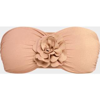 Zimmermann Everley floral-appliquÃ© lamÃ© bikini top - pink - L