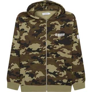 Pied Zip Hoodie