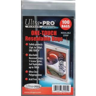 Ultra Pro Pack med 100 One Touch genlydelige polyposer ?rmer til kortholder