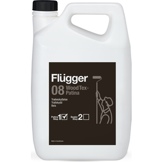Flügger 08 Wood Tex Patina - Farveløs Vandig Træbehandling 1 L