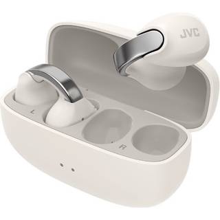 JVC Open Ear Nearphone True Wireless - One Size - Hvid, Ideel til løb og træning