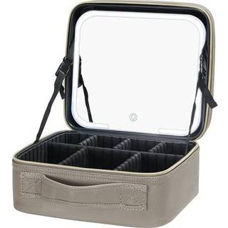Essential makeuptaske m. LED spejl
